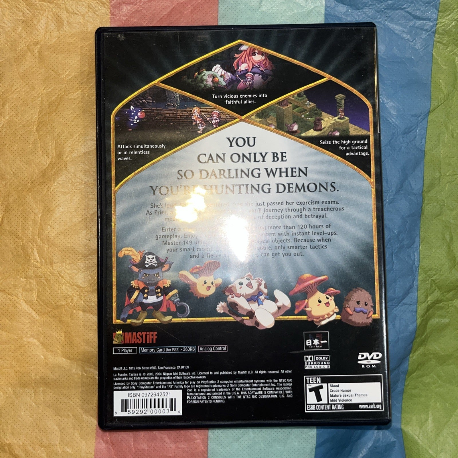 La Pucelle: Tactics (PS2) Tested. Original Case