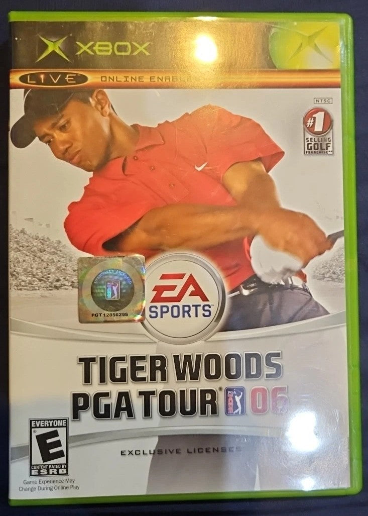 Tiger Woods Pga Tour 2006 - Microsoft Xbox. Tested. No Scratches. New Case.