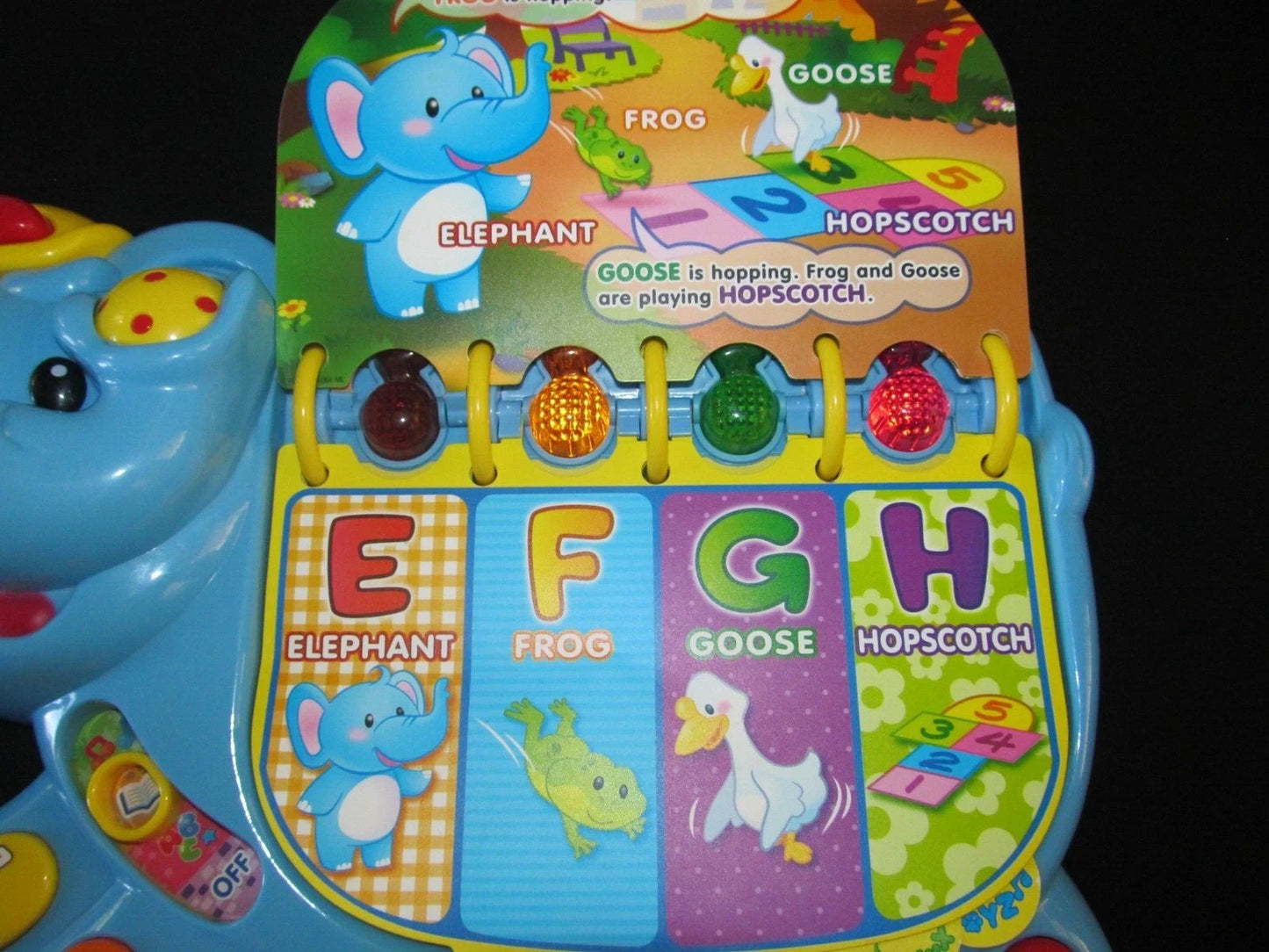 Vtech Touch and Teach Elephant - Learning Educational Toy Numbers Alphabet Songs
