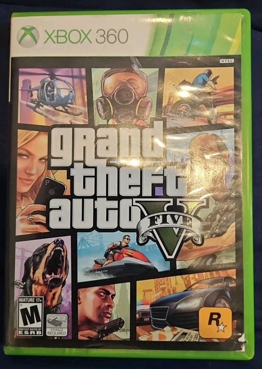 Grand Theft Auto V -  Xbox 360. Artwork + Manual + Map. NO GAME. MISSING DISC