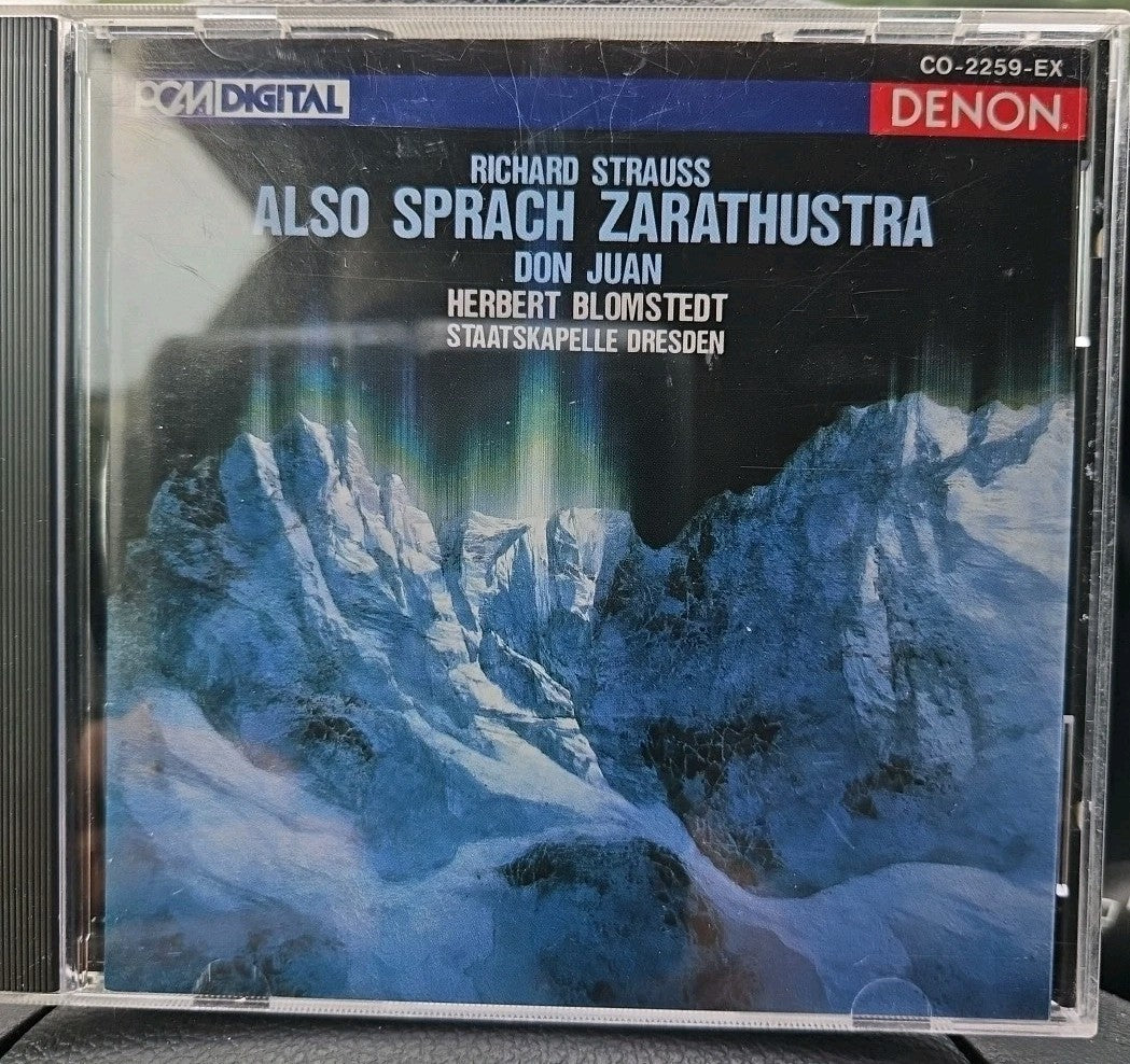 Also Sprach Zarathustra Don Juan CD Richard Strauss Herbert Blomstedt 1988 Denon