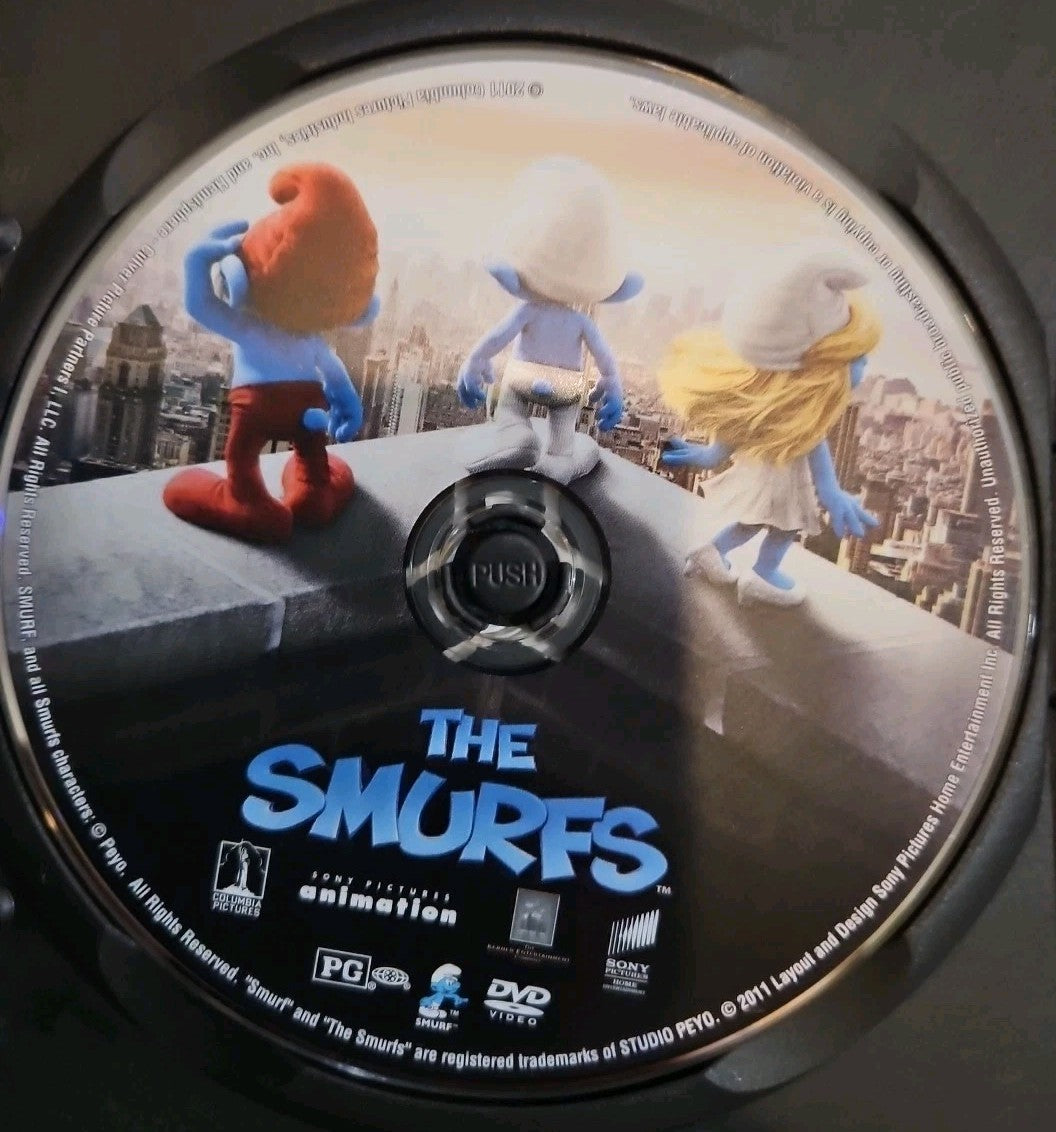 The Smurfs (DVD, 2011) Slimcase. Artwork Cropped. Tested