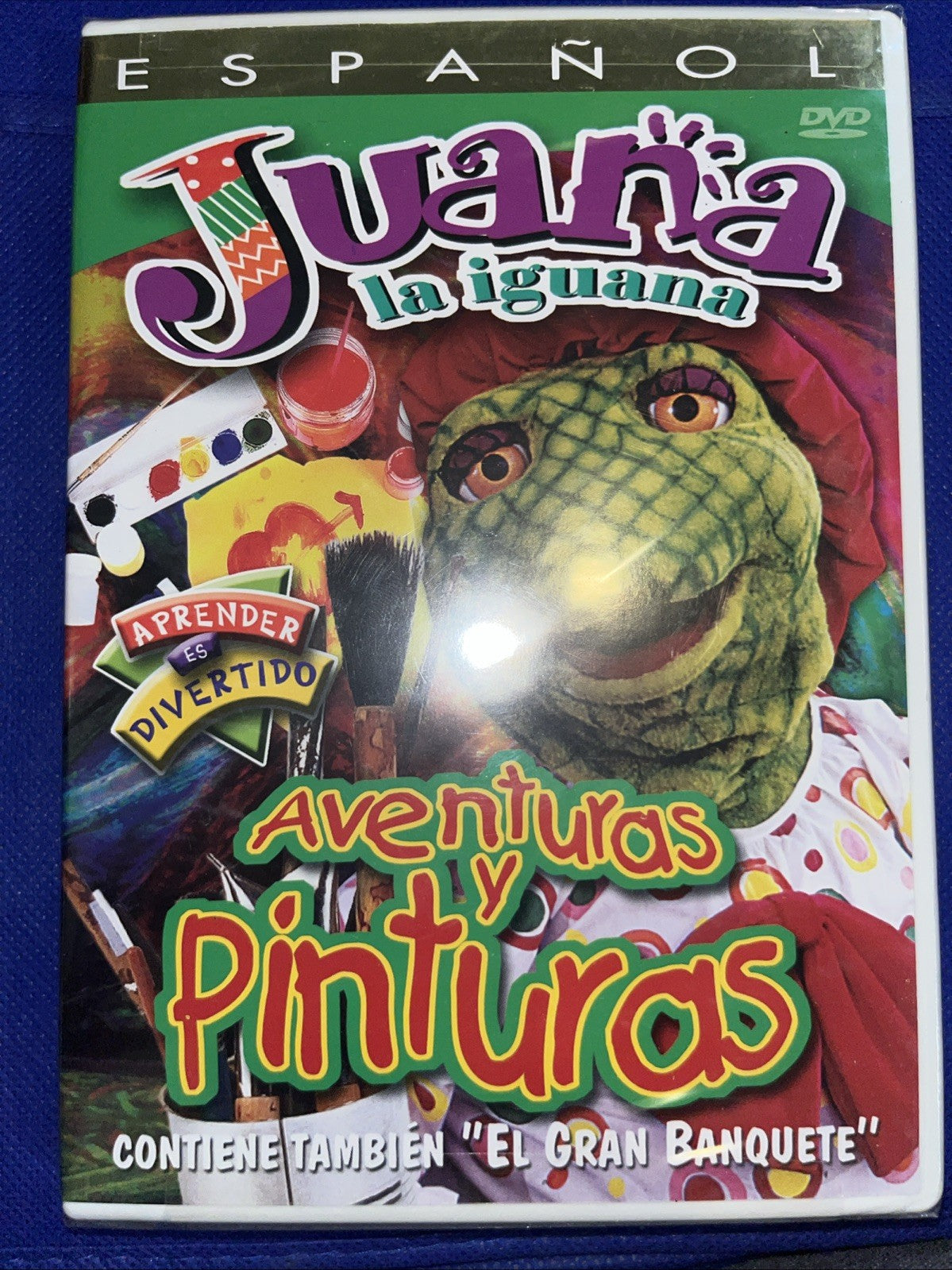 Juana La Iguana - Aventuras y Pinturas (DVD, 2003, Spanish Language Version...