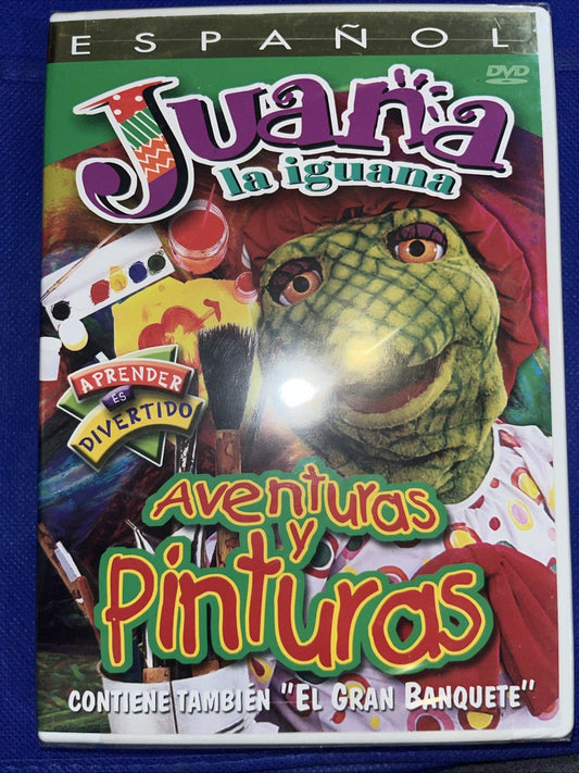 Juana La Iguana - Aventuras y Pinturas (DVD, 2003, Spanish Language Version...