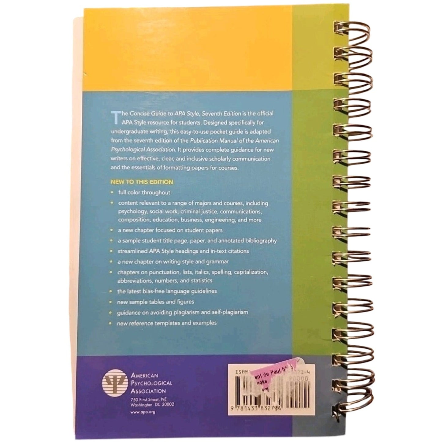 Concise Guide to APA Style : 7th Edition (OFFICIAL) by American Psychological...