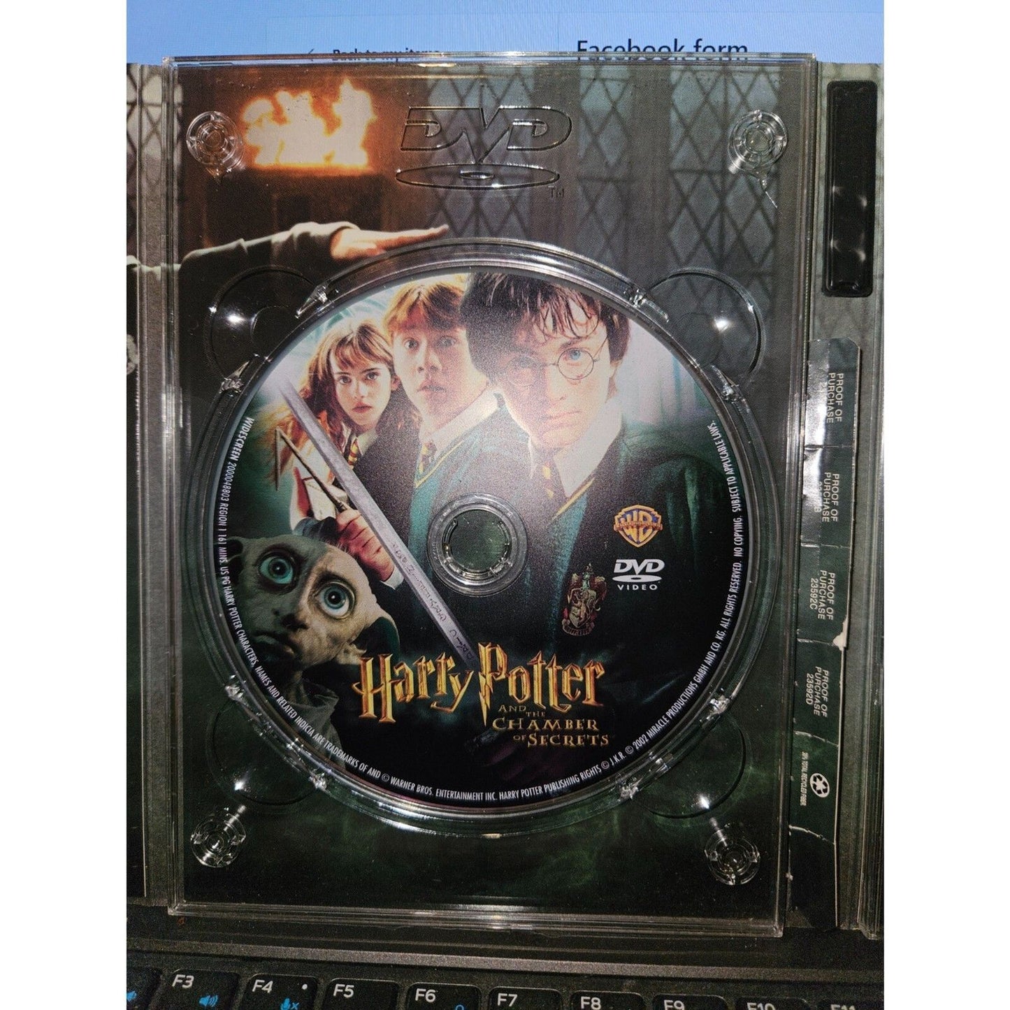 Harry Potter and the Chamber of Secrets Widescreen 2 DVD Set. Tested.