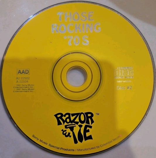 Those Rocking 70's. Razkr & Tie. Disc #2. Disc Only. Tested
