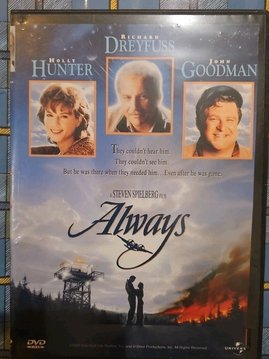Always (DVD, 1989) cropped artwork tested Slim case.