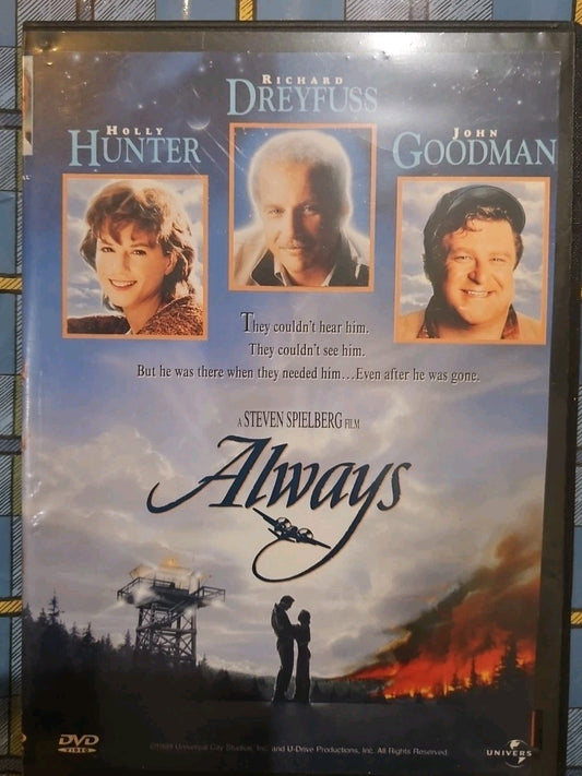 Always (DVD, 1989) cropped artwork tested Slim case.