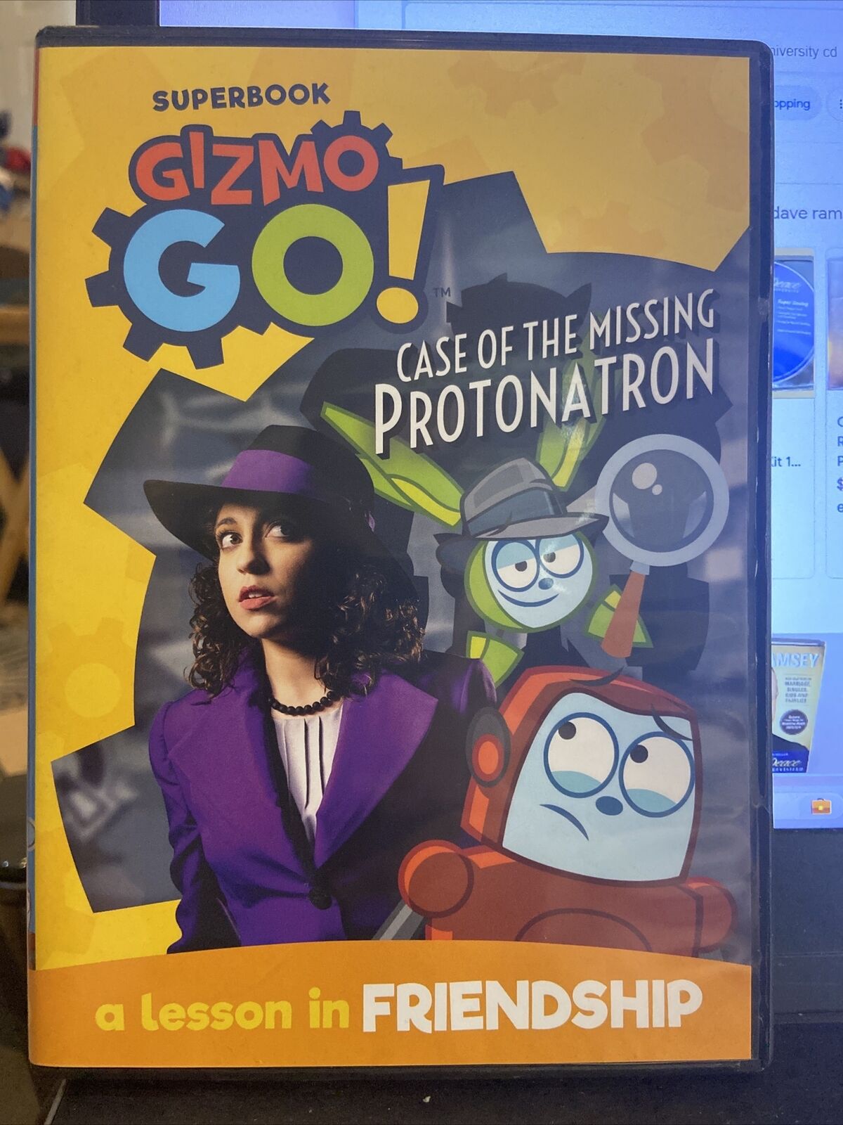 Superbook Gizmo Go DVD Case of The Missing Protonatron Lesson in Friendship NEW