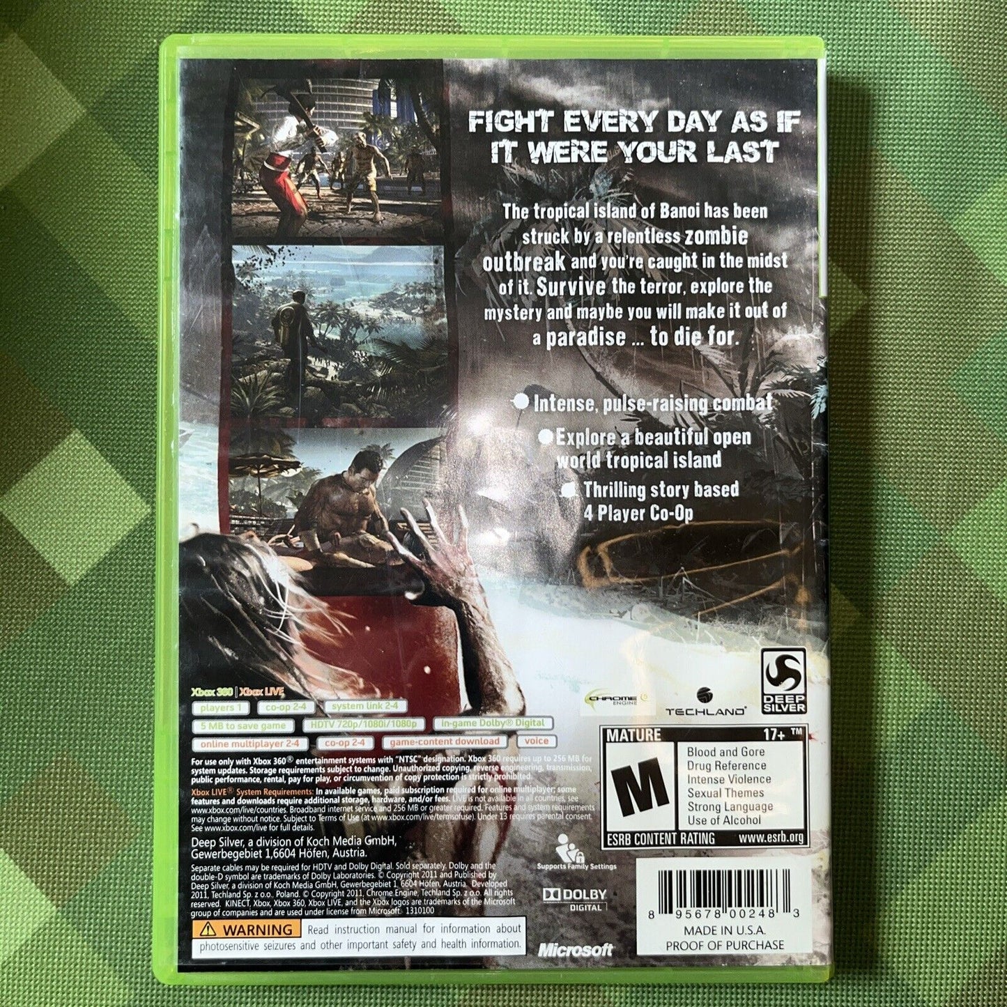 Dead Island (Microsoft Xbox 360, 2011)