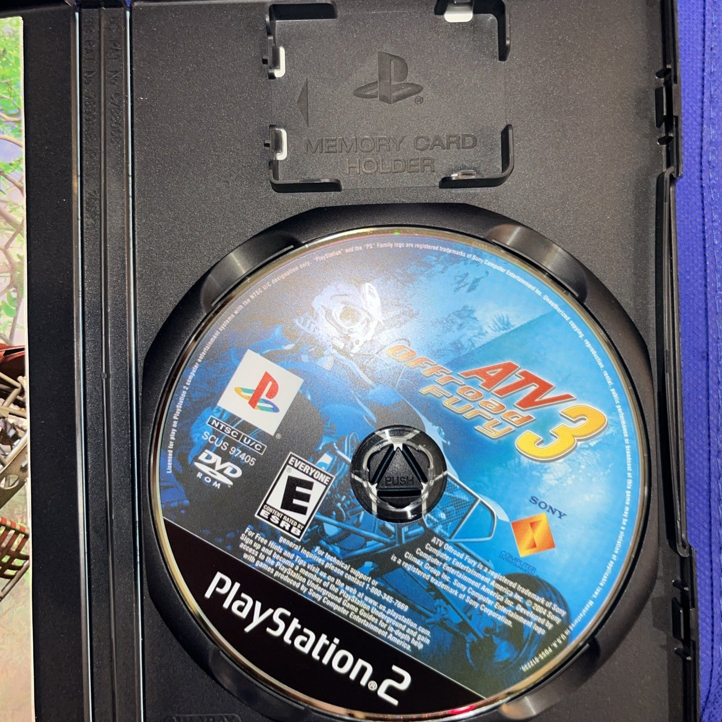 ATV Offroad Fury 3 (PS2) Original Case + Stickers + Manual + Reg Card. Tested