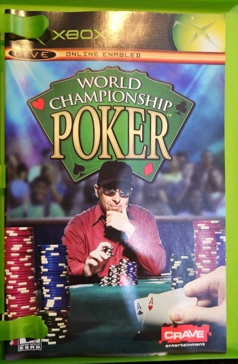 World Championship Poker (Microsoft Xbox, 2004) Tested. No Scratches. New Case.