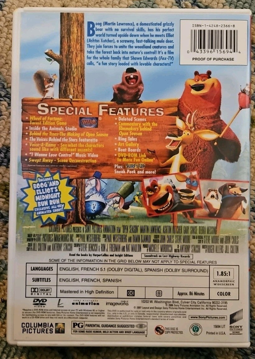 Open Season (DVD, 2006) New Sealed