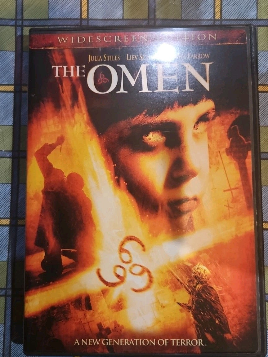 The Omen (DVD, 2006) Tested slim case cropped artwork.