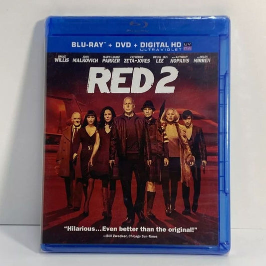 Red 2 (Bluray / DVD) Brand New
