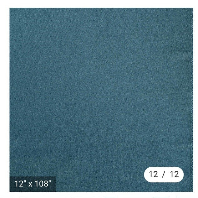 10Ft Chiffon Table Runner for Wedding Banquet Decor (27 X 120 Inch) Peacock Teal