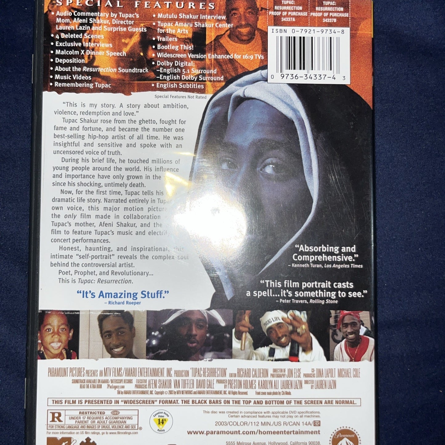 Tupac-Resurrection (DVD, 2003)
