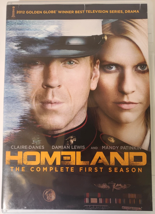 Homeland The Complete First Season (DVD, 2012, 4-Disc Set) TV Series 