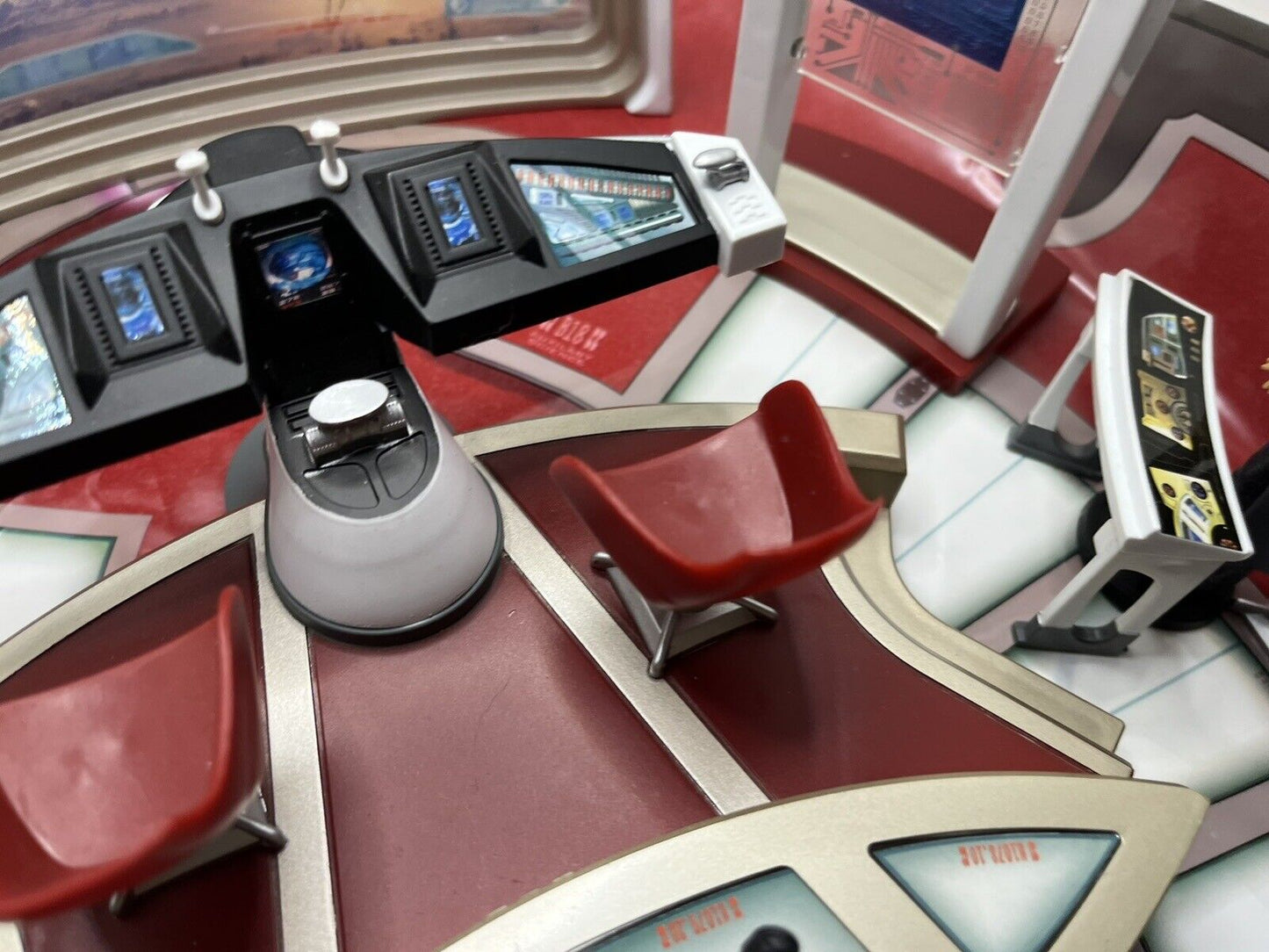 Star Trek USS Enterprise Bridge Playset with Captain Kirk & Old Spock Figure