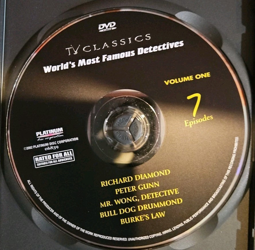 The Worlds Most Famous Detectives - Vol. 1 (DVD, 2003)