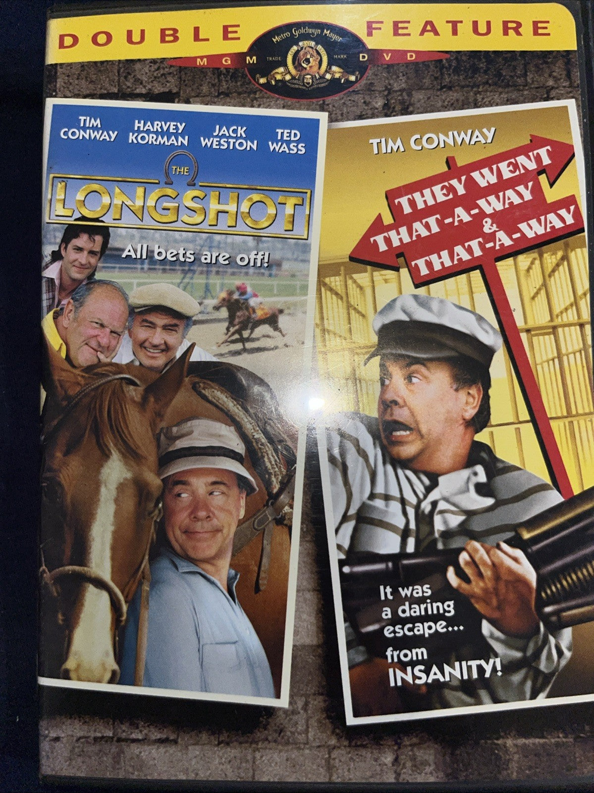 The Longshot / They Went That-A-Way & That-A-Way (DVD, 1978) Sealed