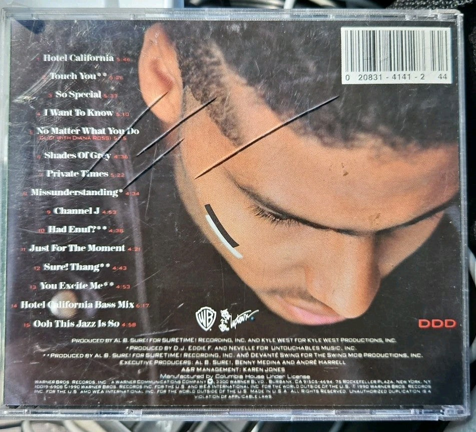 Al B. Sure : Private Times...And The Whole 9!  Audio CD 1990. New Sealed