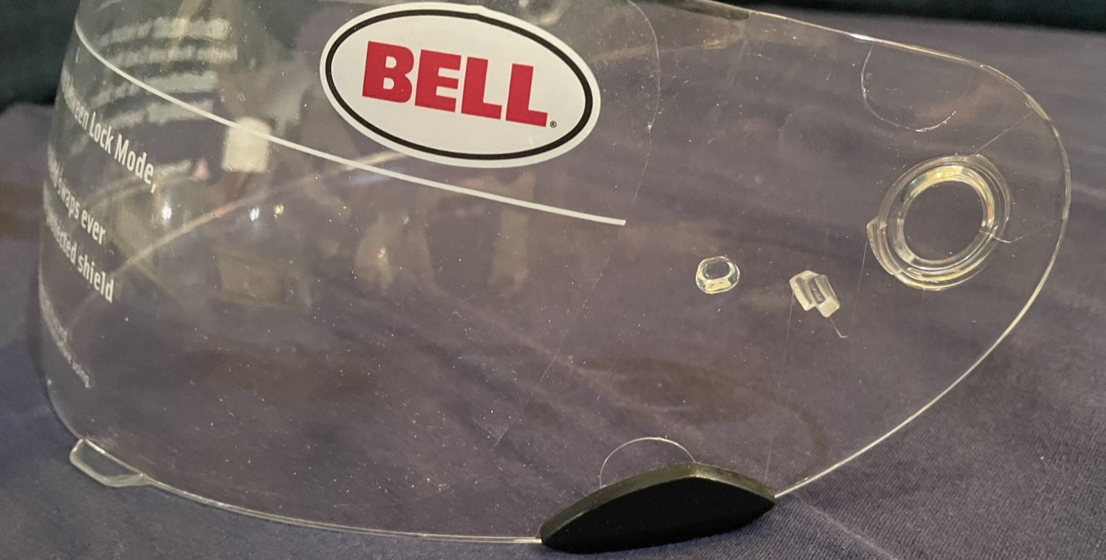 Bell Click Release Shield Clear - Revolver, RS-1 - Size XS