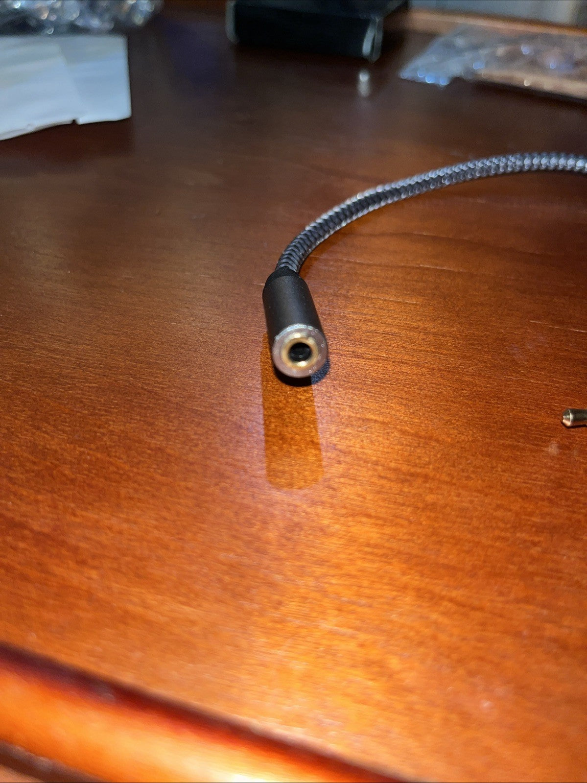 12 Inch 3.5mm-Male-to-Female-Cord-Stereo-Jack-Headphone-Audio-Extension-Cable