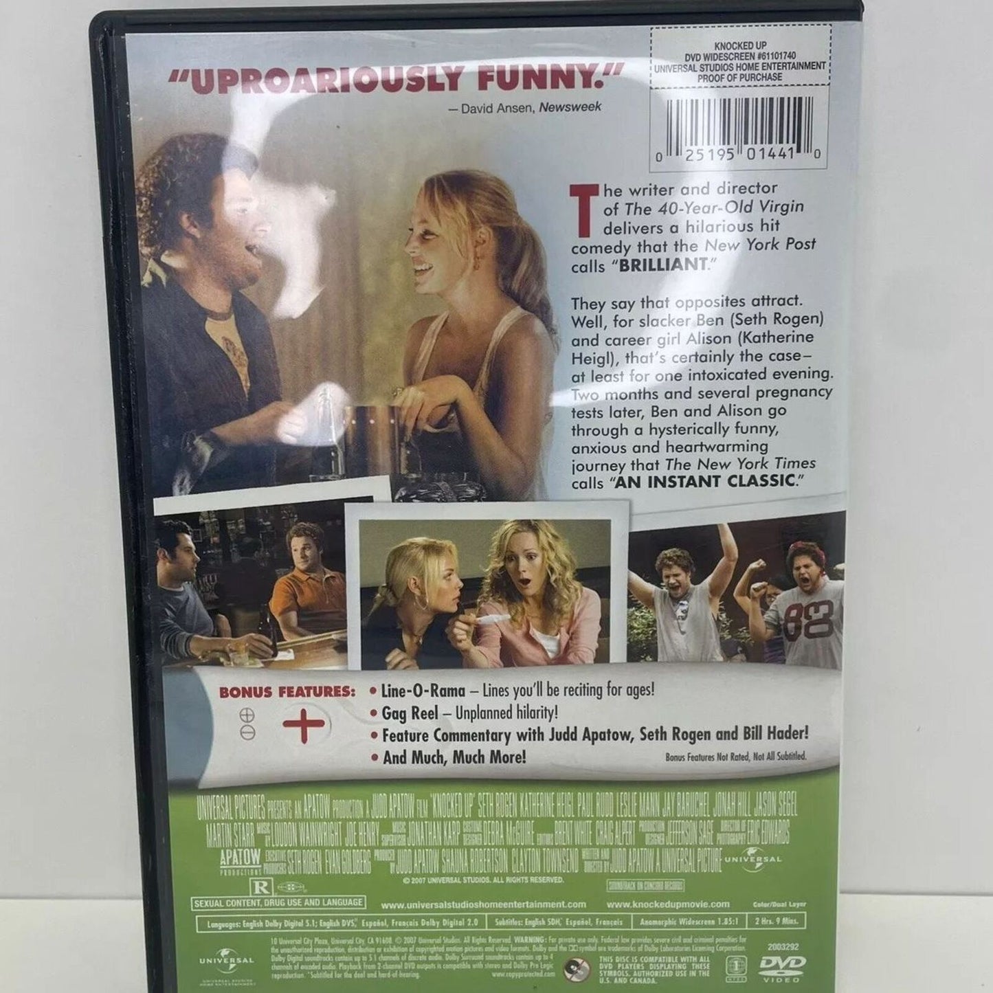 Knocked Up (DVD) Brand New