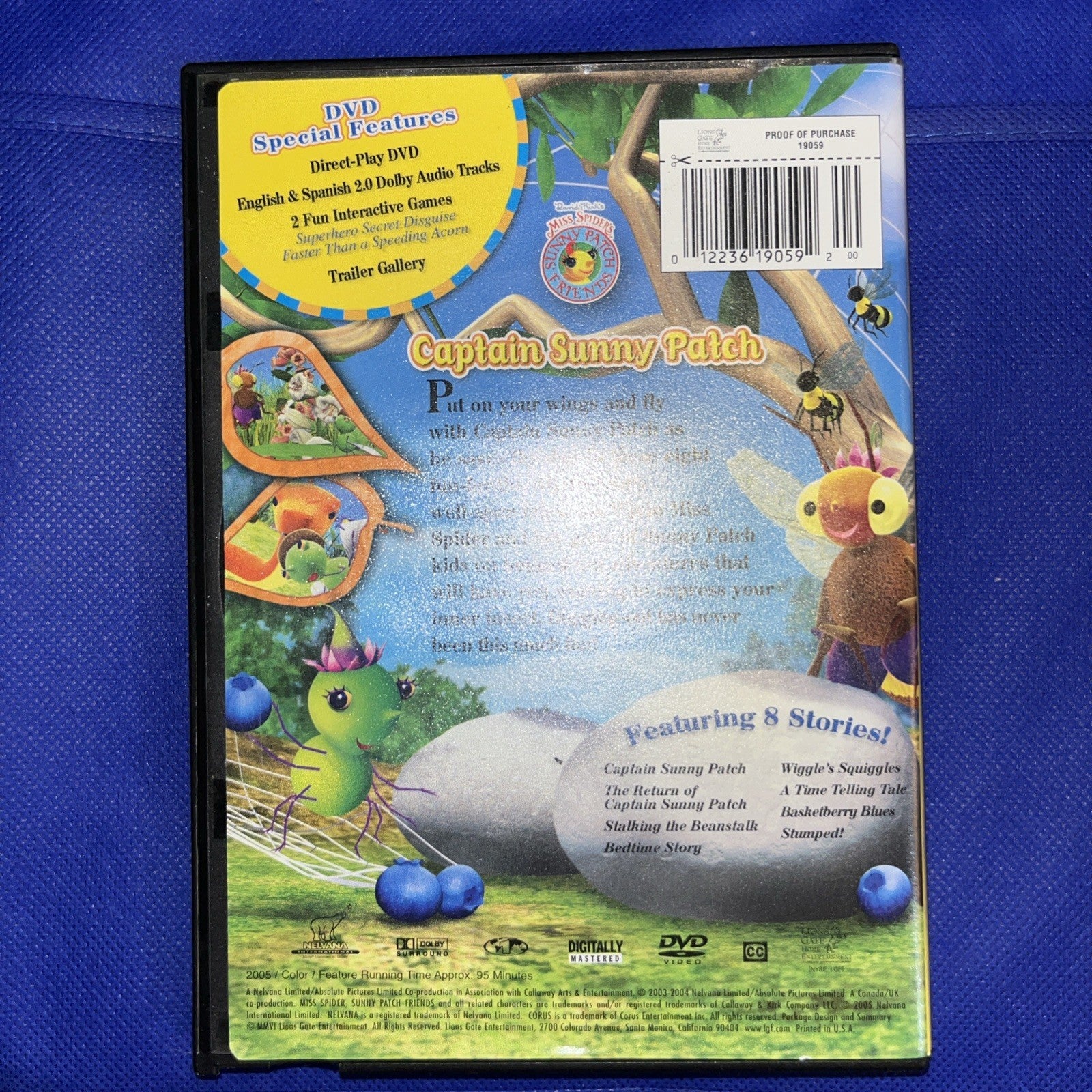 David Kirk’s Miss Spider’s Captain Sunny Patch (DVD)