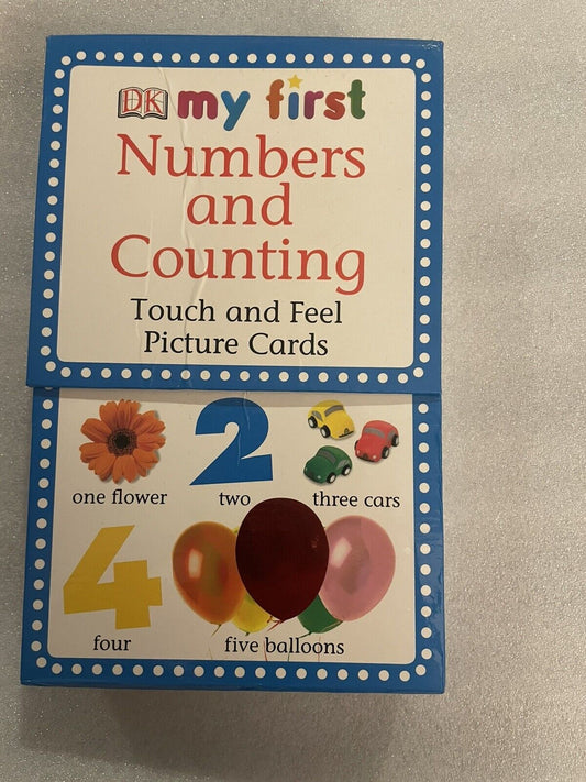 My First Numbers and Counting : Touch and Feel Picture Cards by Jane Yorke...