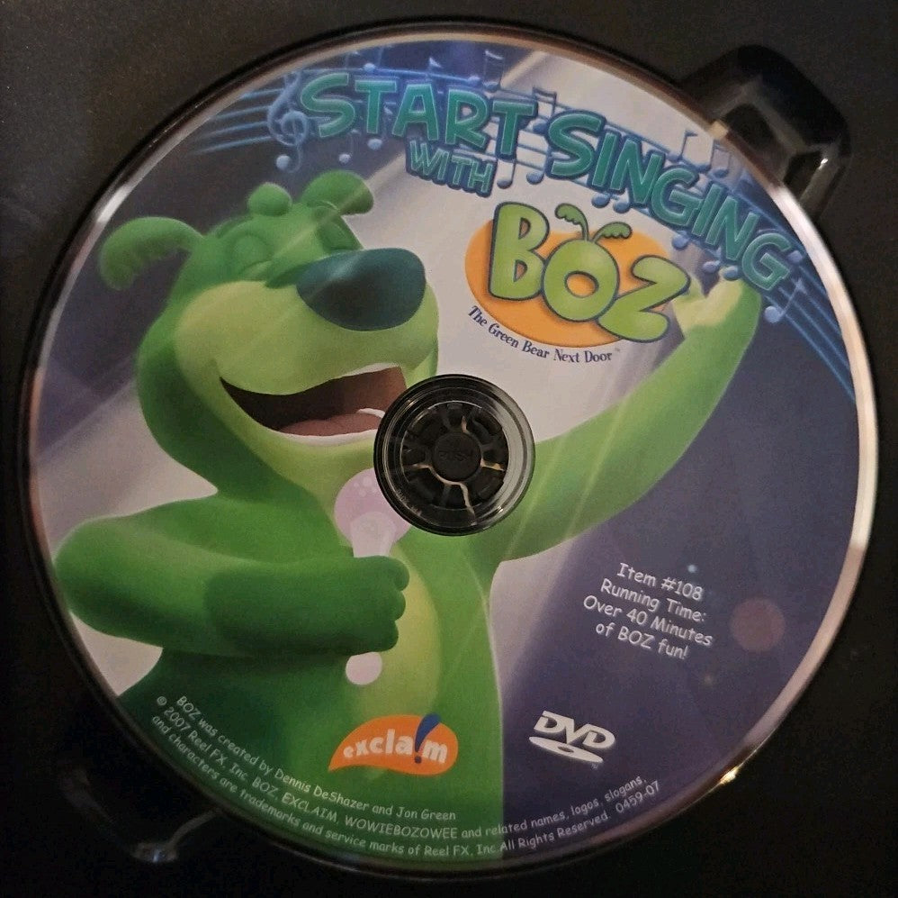 Start Singing With Boz DVD New Sealed
