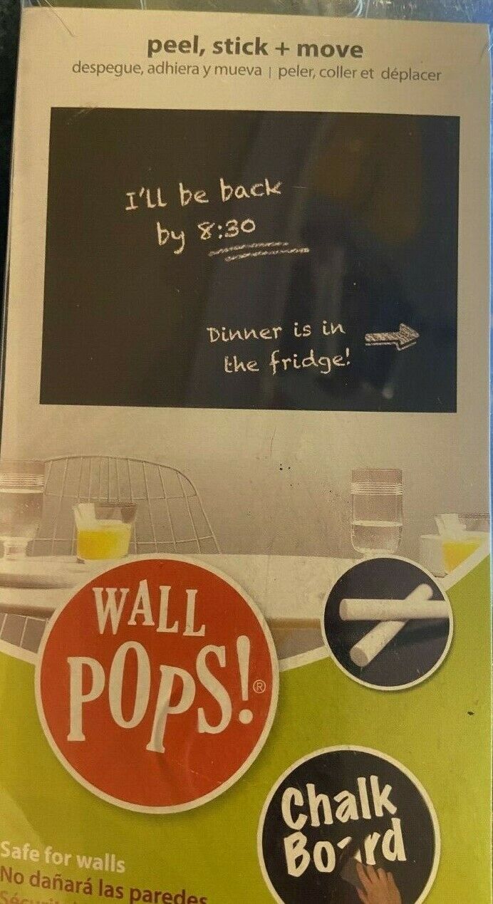 Wall Pops Chalk Board / Message Board 783784 17.5" x 24"