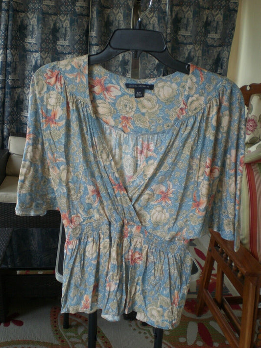 Banana Republic Surplus Floral Top Shirt Blouse Small