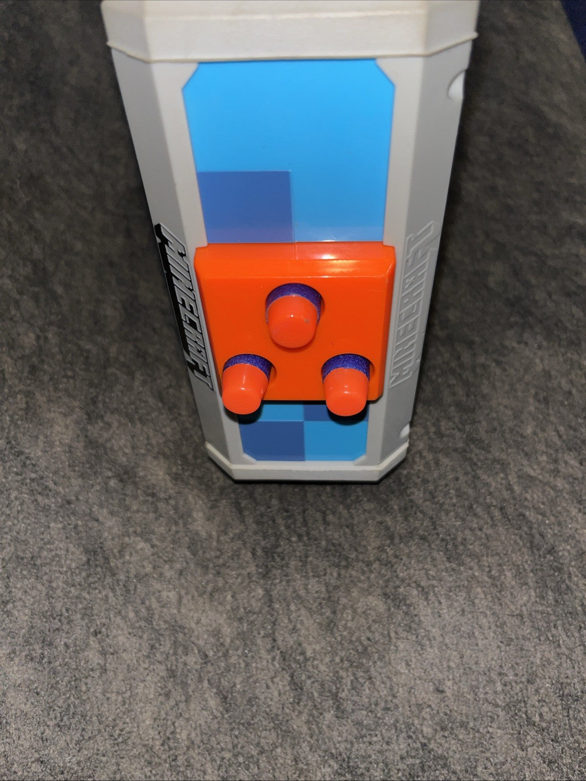 NERF Minecraft Stormlander Blaster Shoots 3 Darts Holds 5 Darts Total. Tested