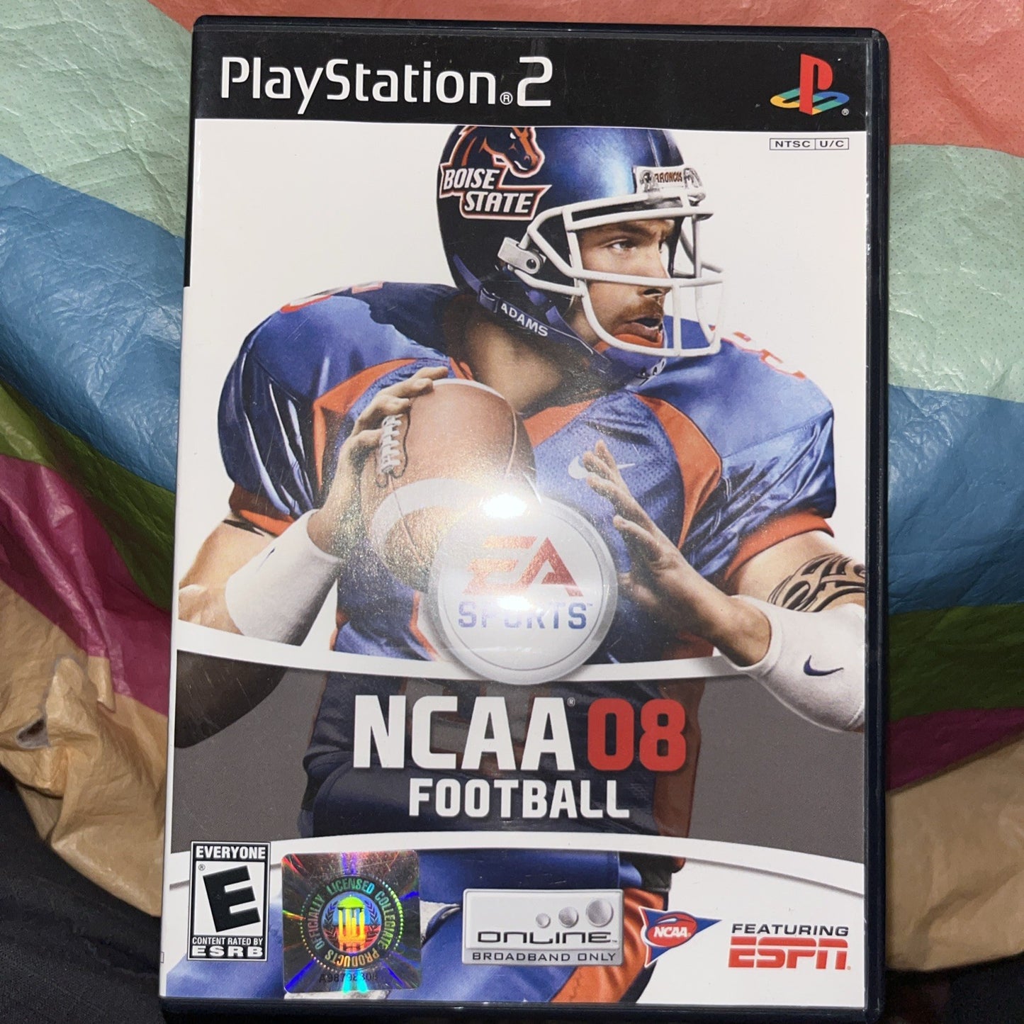 NCAA Football 08 (PS2) Tested. No Scratches. No Manual. See Pics