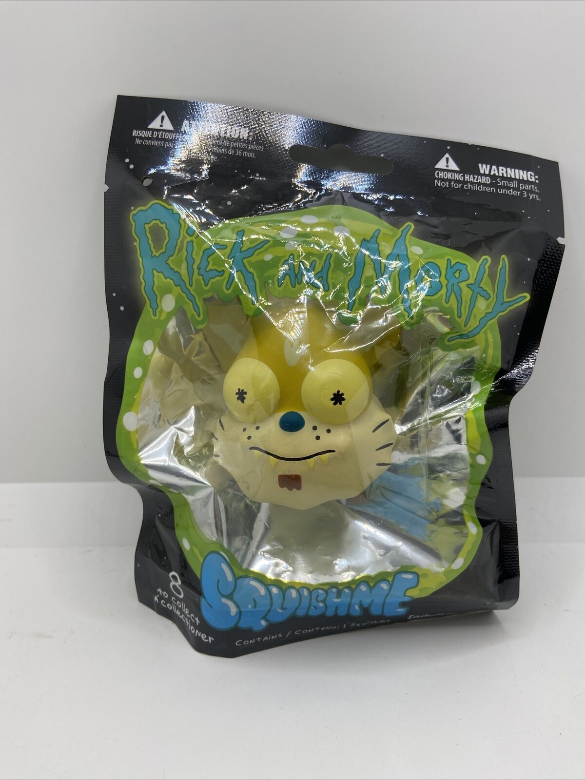 1x RICK AND MORTY SNOWBALL OFFICIAL LICENSED SQUISHME SQUISHY NEW Sealed BAG