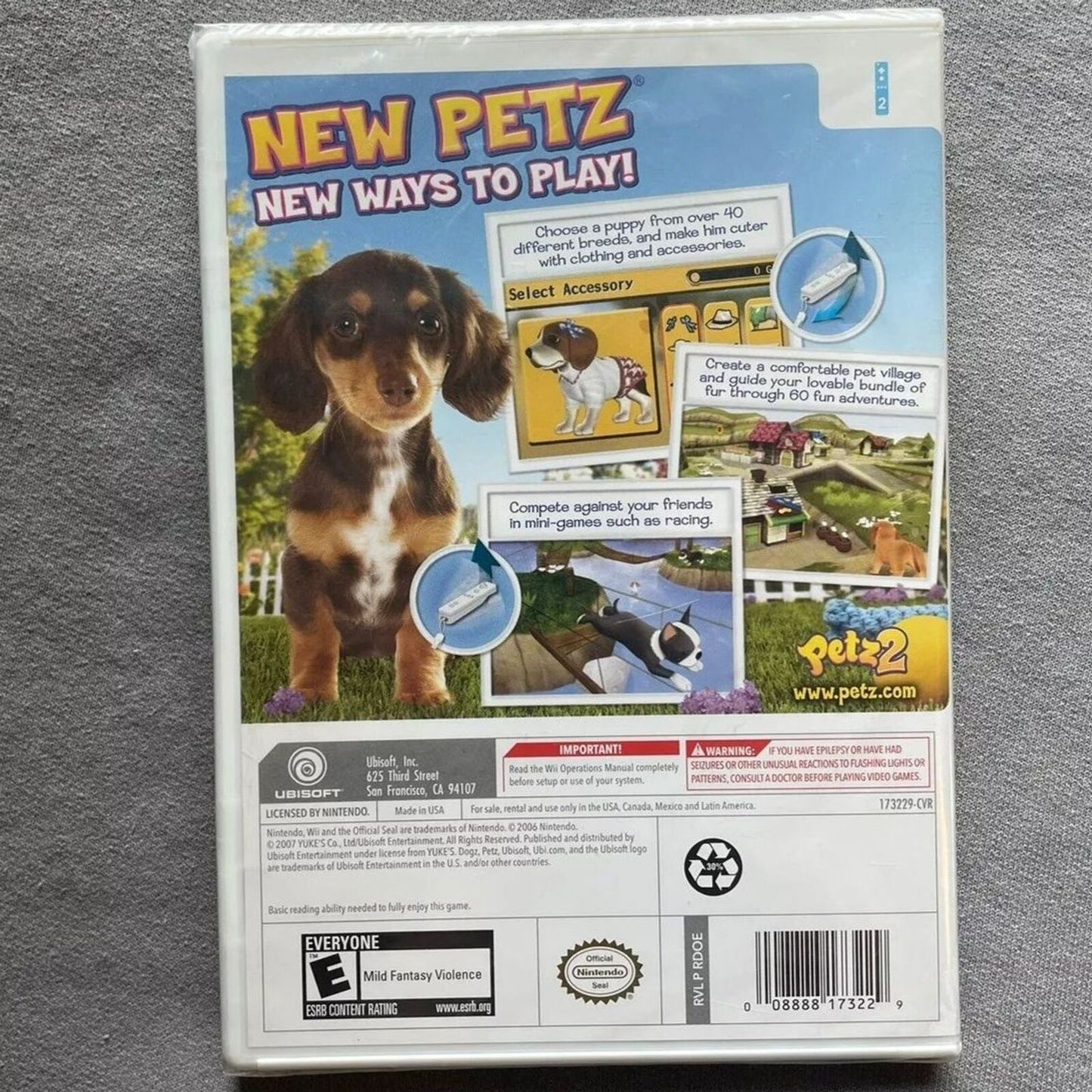 Petz Dogz 2 (Wii) Brand New Sealed