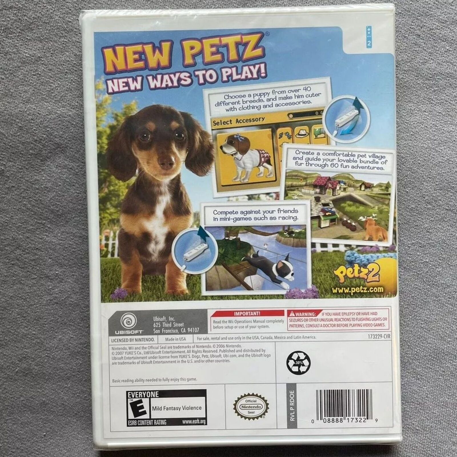 Petz Dogz 2 (Wii) Brand New Sealed