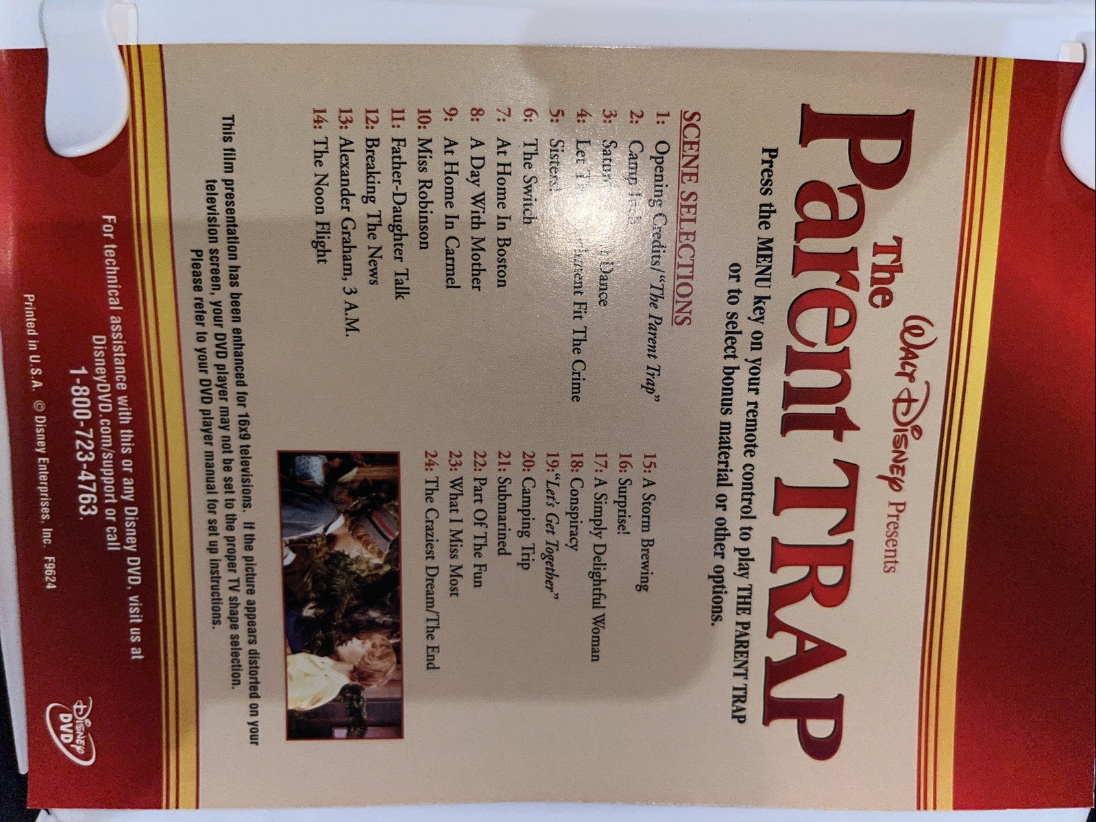 Parent Trap (1961) (DVD, 1961) Tested