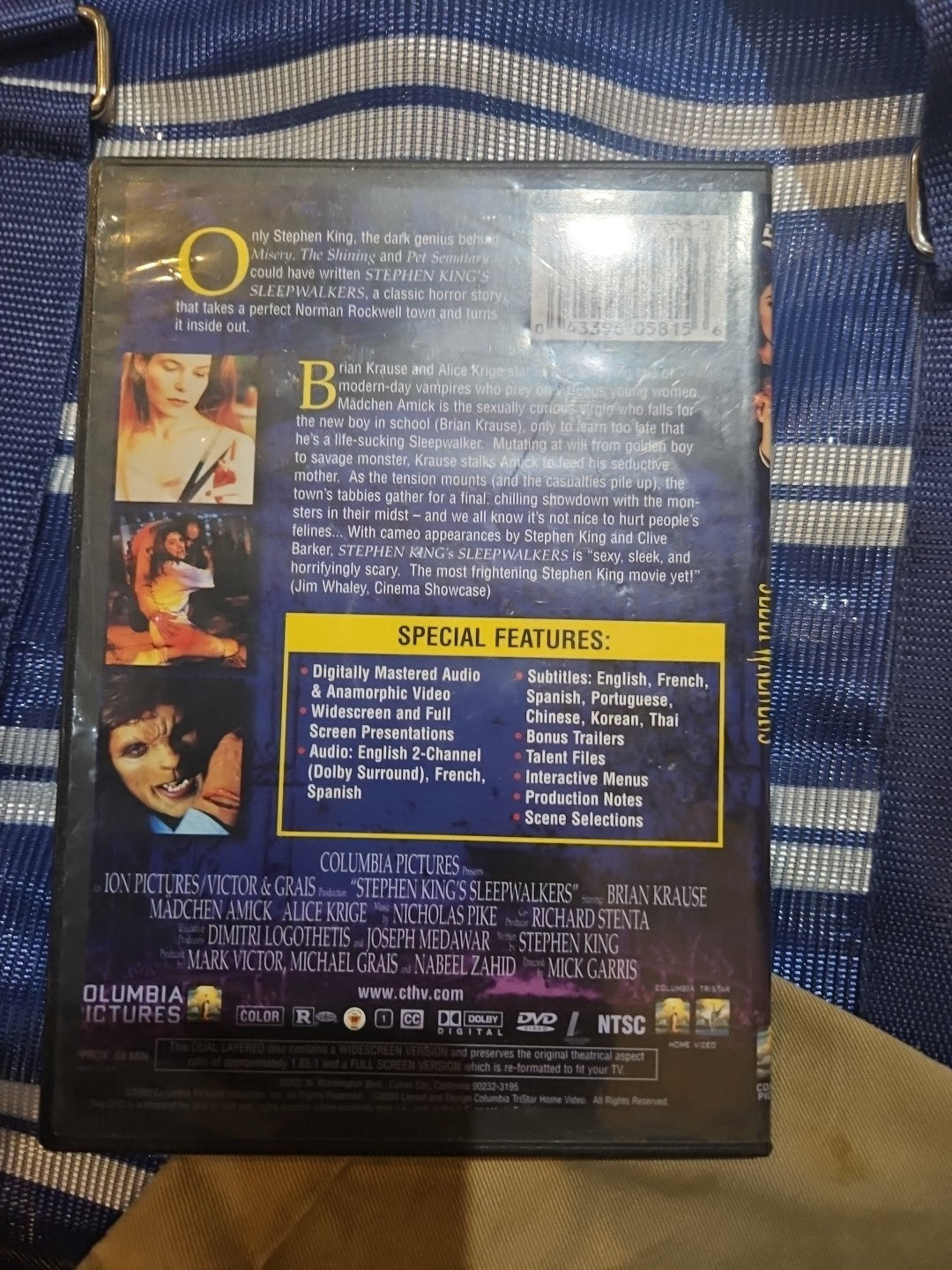Sleepwalkers (DVD, 1992)
