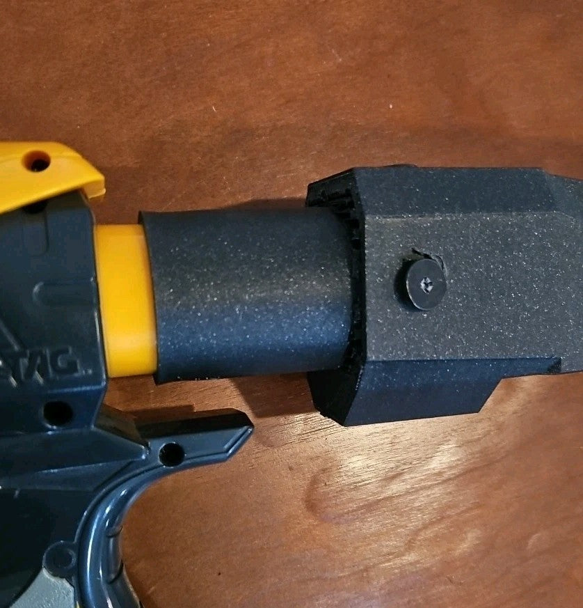 Nerf Blaster Gun Dart Tag Quick 16 Pump Action 1G 11" Removable 3D Printed Stock
