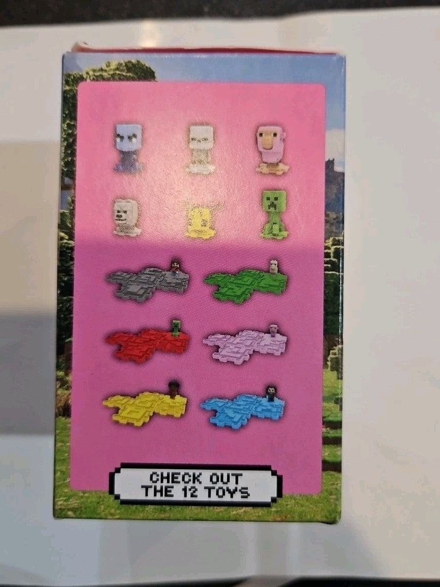 McDonald’s Minecraft Movie Pink Sheep #8 Happy Meal Toy *New In Box*