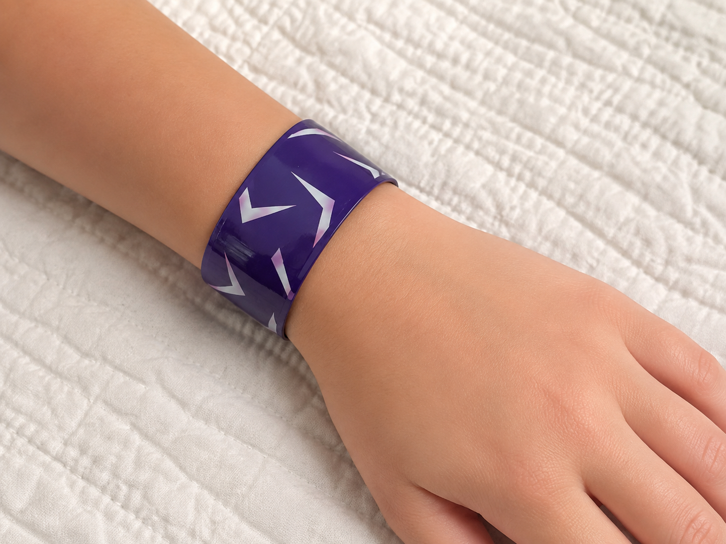 Slap Band Slap Bracelet  Vinyl Coated
