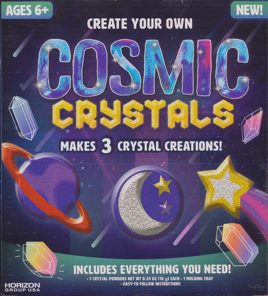 Creat Your Own Cosmic Crystals (Makes 3 Sparkle Magic Creations!) 