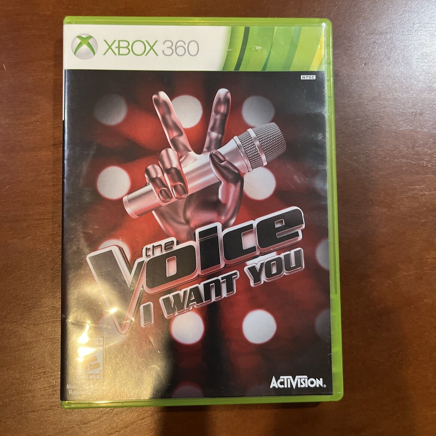 The Voice I Want You Video Game Microsoft Xbox 360, 2014 Activision