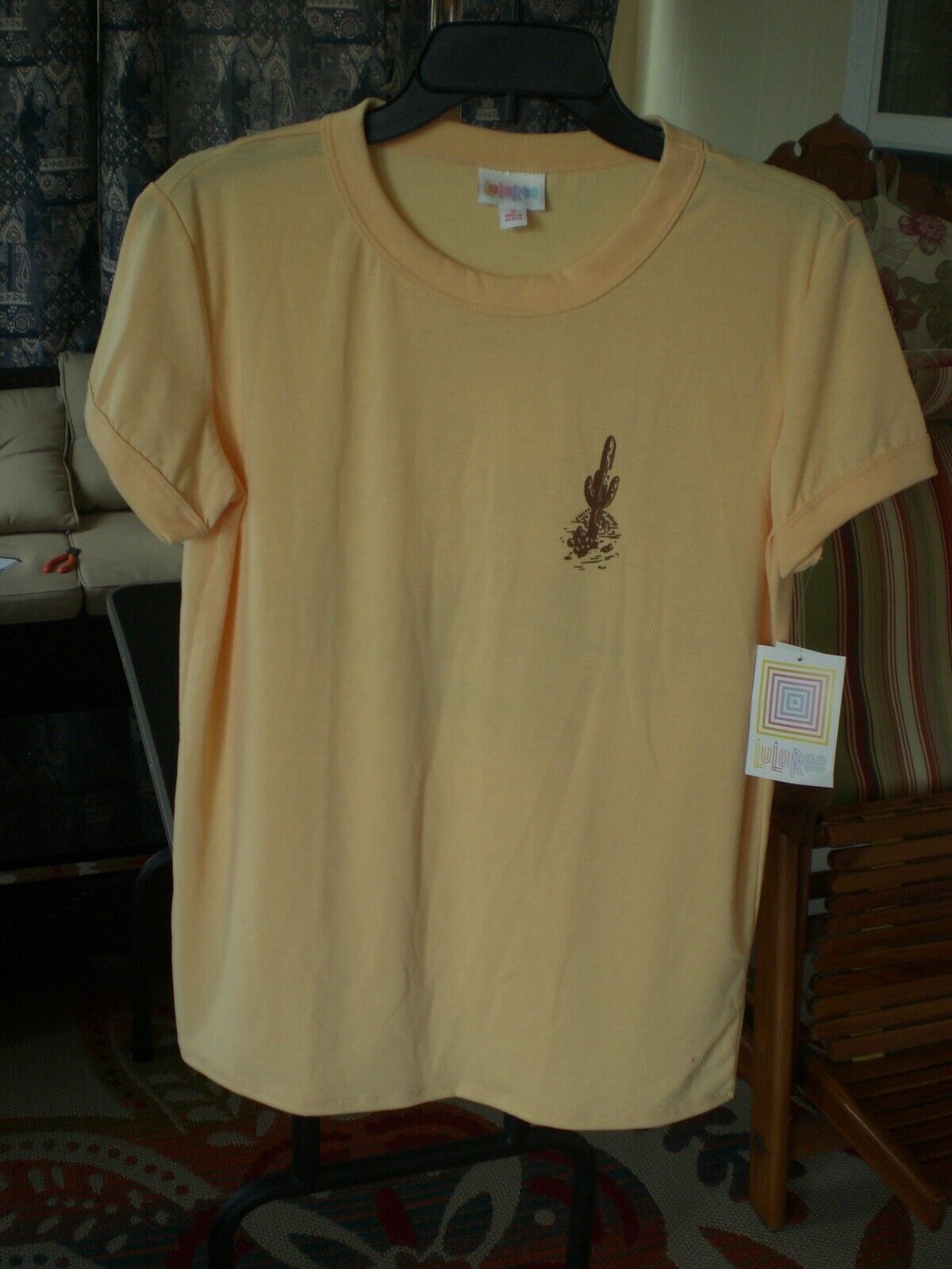 LuLaRoe NWT Cactus Cowboy Liv Shirt Top SMALL New with Tags