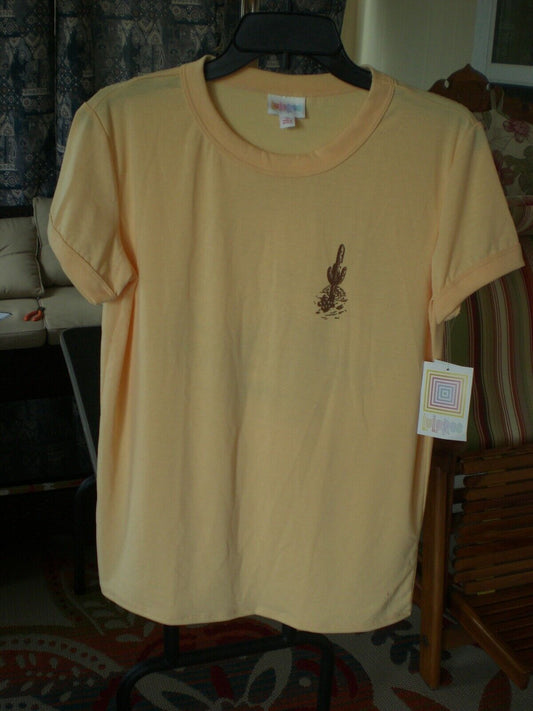 LuLaRoe NWT Cactus Cowboy Liv Shirt Top SMALL New with Tags