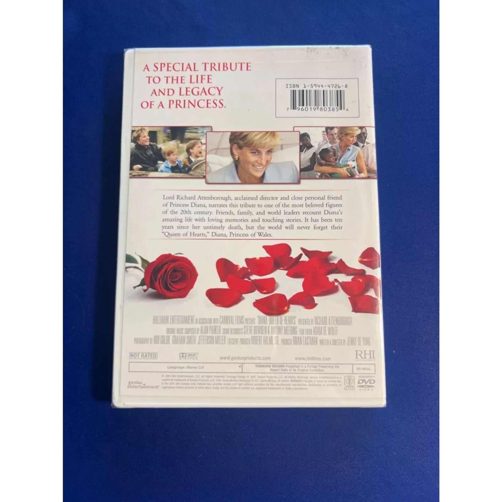 Diana: A Tribute t oHer LIfe and Legacy: Queen of Hearts (DVD) Brand New Sealed.